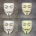 Miniatyrbilde 5 av 7: Vendetta Hacker Mask Anonym julefestgave til voksen K A12 one size