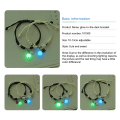 Miniatyrbild 2 av 8: 1 Par Luminous Star Moon Cat Armband Par Charm Handmade Adj A3 One size