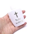 Miniatyrbillede 7 af 8: 40 stk 60ml Creative Jesus Cross Pattern Holy Water Bottle Refil 40PCS