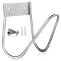 Hageslangeholder i metall Silver one size