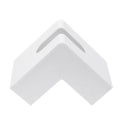 Miniatyrbilde 1 av 5: Nordic Right Angle Desktop Serviett Papir Storage Case Tissue Box White ONESIZE