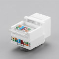 Miniatyrbild 3 av 5: RJ45 Cat6 UTP Keystone Female Jack Connector Adapter Internet N White onesize
