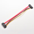 Pikkukuva 3 / 5: 12 tuuman uros-naaras 7+15 Pin SATA Data HDD Power Combo Exten Multicolor 30.cm