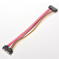 Pikkukuva 4 / 5: 12 tuuman uros-naaras 7+15 Pin SATA Data HDD Power Combo Exten Multicolor 30.cm