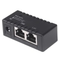 Miniatyrbild 3 av 5: Passiv POE-injektor för IP-kamera VoIP-telefon Netwrok AP-enhet Black One Size