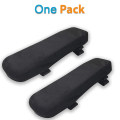 Pikkukuva 3 / 5: 4 kpl Uusi Slow Rebound Memory Foam käsinojan tyynytyyny tuolimatto black 4pcs