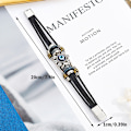 Miniatyrbillede 7 af 7: Lucky Eye Tyrkisk Onde Øje Armbånd Punk Multilayer Læder Ha onesize