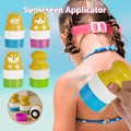 Miniatyrbillede 7 af 8: Solcreme Roller Applikator med Dyreform Roll On Svampeapplikator Red Round