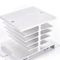 Pikkukuva 4 / 5: Alumiininen jäähdytyselementti SSR Solid State Rele Pieni lämmönpoisto Silver 1pc