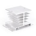 Pikkukuva 3 / 5: Alumiininen jäähdytyselementti SSR Solid State Rele Pieni lämmönpoisto Silver 1pc
