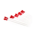Pikkukuva 4 / 5: 2 kpl kumipään lasipipettejä tiputuslaboratoriolasityökalu 15cm