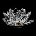Miniatyrbillede 4 af 5: 60 mm Kvartskrystal Lotus Flower Crafts Glas Fengshui Ornament Red one size