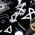 Miniatyrbilde 3 av 8: Tarots Duk Triple Moon Pentagrams Pagan Altar Cloth Flan Style 3 C