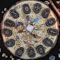 Miniatyrbild 4 av 5: Trä Runes Sten Set Häxor Rune Set 14 ST Graverad Rune Symb Black one size