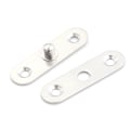 Miniatyrbillede 3 af 5: Ny 56 mm L hardware rustfrit stål 360 graders roterende dør Pi Silver one size