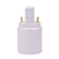Miniatyrbilde 1 av 5: G23 til E27 E26 sokkel LED halogen lyspære lampeadapter G23