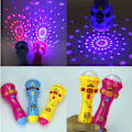 Miniatyrbilde 2 av 5: Blinkende projeksjonsmikrofon Baby Learning hine Educational T Random Color 1Pc