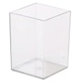 Miniatyrbilde 5 av 7: Pennebeholder solid akryl multifunksjonell skrivebordssminke Brus Transparent onesize