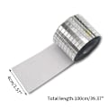 Pikkukuva 1 / 8: Peilimosaiikkilaatat Tarrat Tee itse itsekiinnittyvä Mini Square Acry Silver 4*100cm