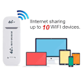 Miniatyrbilde 3 av 8: Høykvalitets USB 2,4 GHz 150 Mbps Modem Stick Portable Wireless W Black Onesize