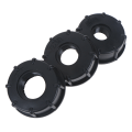 Miniatyrbillede 7 af 8: 1/2" 3/4" 1" gevind IBC Tank Adapter Postevandsstik Udskift Black C (1 inch)