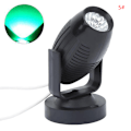 Miniatyrbild 1 av 5: 1st RGB LED-scenspotlight 360 graders festbröllopsatmosfär Green Lihgt 5#