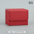 Miniatyrbillede 1 af 8: Trading Card Deck Box Holdbar Card Storage Container Game Card B3 onesize
