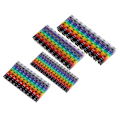 Miniatyrbillede 3 af 5: Kabelmarkører Farverig C-Type markør nummermærkat til ledning Multicolor A3
