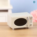 Miniatyrbillede 1 af 8: 1:12 Dukkehus Mikrobølgeovn Brødskab Dampkasse Househol D D