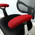 Kontor Computer Stol Arm Armlæn Slipcovers Betræk Puder Flexib Red one size