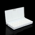 Miniatyrbillede 5 af 5: 12/24Grid Akvarel Palette Tom Palette Paint Bakke Box + 12/ White 24Pcs