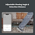 Miniatyrbillede 4 af 5: Bevægelsessensor P1 Opgraderet Version, KRÆVER AQARA HUB, 5 års batterilevetid, Konfigurerbar detektionstimeout, til alarmsystem og automatisering, Kompatibel med