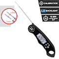 Miniatyrbild 2 av 5: Kötttermometer, omedelbar avläsning matlagnings termometer, digital mat termometer, bakgrundsbelyst LCD-skärm hopfällbar lång sond & automatisk på/av, perfekt för kök