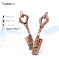Miniatyrbillede 5 af 5: 32GB USB Flash Drive, Retro Metal Nøgleformet USB Flash Drive Memory Stick USB 2.0 Pen Drive