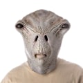 Miniatyrbillede 1 af 5: Area 51 Alien Maske Ekstraterrestrisk Biologisk Latex Fuld Hoved Realistiske Masker Udklædning til Halloween Karneval Kostumefest
