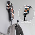 Miniatyrbilde 3 av 5: Veggkroker - Kroker for hjemmesoverom, dekorative gitarformede kroker og kleshengere for hatter, jakker, klær, 3 stk