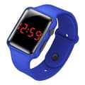 Barn Flickor Pojkar Sportklocka Led Digital Silikonklockor Unisex Blue