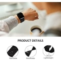 Miniatyrbild 3 av 5: Elastiskt nylonband (4 olika färger, ingår ej) Kompatibelt med Apple Watch armband 38mm 40mm 41mm, iWatch serie 8/Ultra/7/6/5/4/3/2/1 SE Justera