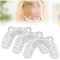 Miniatyrbild 1 av 5: 3 st barns glasögon U-formad integrerad näsplatta, ögonmask näsplatta, U-formad mjuk silikon halkfri glasögon öronkrok näsplatta, självhäftande näsplatta f