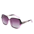 Pikkukuva 1 / 4: Violetti kehys, tupla violetti Classic Polarized aurinkolasit naisille, muoti naisten aurinkolasit, kimalteleva komposiitti, kiiltävä suuri kehys