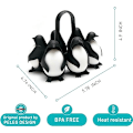 Miniatyrbilde 2 av 5: 3-i-1 Egg Holder for Koking, Oppbevaring og Servering, Pingvinformet Eggkoker for Å Lage Bløtkokte eller Hardkokte Egg, Eggies, Holder 6 Egg for Enkel Koking