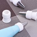 Miniatyrbillede 4 af 5: Plastik Standard Koblinger Kage Dekoration Kobling Rør Tip Kobling til Glasur Dyser, Hvid (12 Stykker, 3 x 2,5 cm)