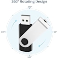 Miniatyrbillede 3 af 5: 32GB USB 3.0 Flash Drive 5 Pakke, USB 3.0 Memory Stick med LED-indikator Drejelige Thumb Drives Bulk U Disk 32GB Pendrive Jump Drive Zip Drive til Data S