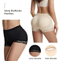 Miniatyrbilde 3 av 5: Dame Falske Rumpe Truser Rumpe Løfter Polstret Kontroll Truser Hofteforsterker Undertøy Shapewear Boyshort