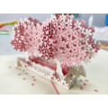 Miniatyrbillede 5 af 5: 3D Pop Up Kort med Kuvert til Valentinsdag, Bryllup, Fødselsdag, Jul, Mors Dag, Dimission, Fest Romantisk Kirsebærblomst Design