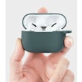 Miniatyrbillede 4 af 5: 6 stk. Sort Silikone Etui Kompatibelt med Airpods 3, Beskyttelsescover til AirPods 3. Generation 2021, Ultratyndt, Blødt Beskyttelsesetui til Airpods 3, Fro