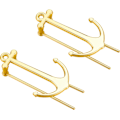 Miniatyrbillede 5 af 5: (GULD) 2 Styk Bogmærker Kreativt Bogmærke Metal Sideholder til Studerende Lærere Dimissionsgaver Skolekontorartikler