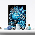 Miniatyrbild 2 av 5: Diamantmålning, 5D DIY Diamantmålningssats för vuxna nybörjare, Hemväggsdekor, 30x40cm