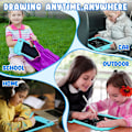 Miniatyrbillede 5 af 5: LCD Skrivetablet til Børn 10 Tommer Tegnetablet med Pen Et-Kliks Lås og Slet Funktion Velegnet til Børn til at Tegne, Lære og Skrive