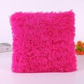 Mjuk och fluffig kuddfodral prydnadskudde heminredning Rose Red